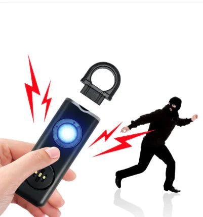 Personal Safety Alarm Keychain with SOS LED Light | 130dB Emergency Alert