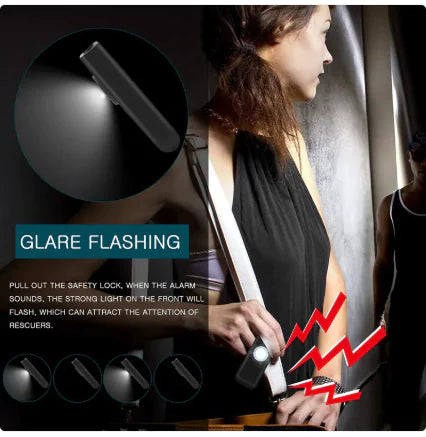 Personal Safety Alarm Keychain with SOS LED Light | 130dB Emergency Alert