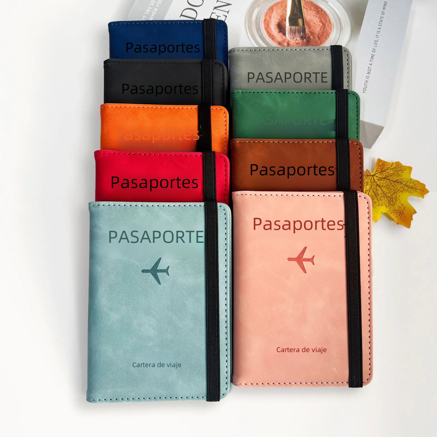 Travel Wallet RFID Passport Holder with Card Slots