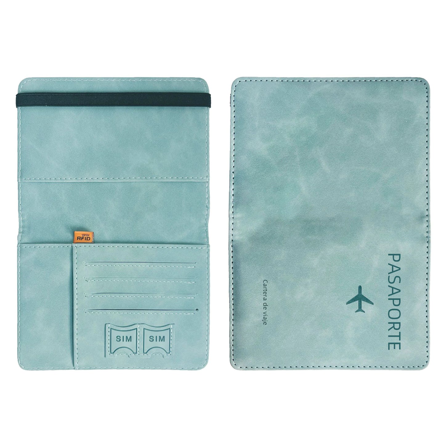 Travel Wallet RFID Passport Holder with Card Slots