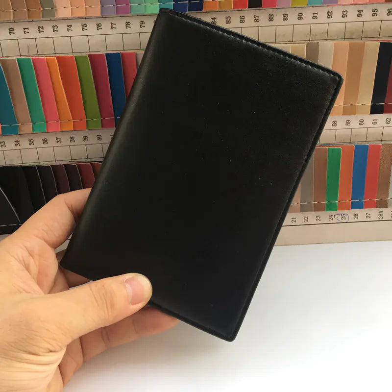 RFID-Blocking Genuine Leather Passport Holder and Case