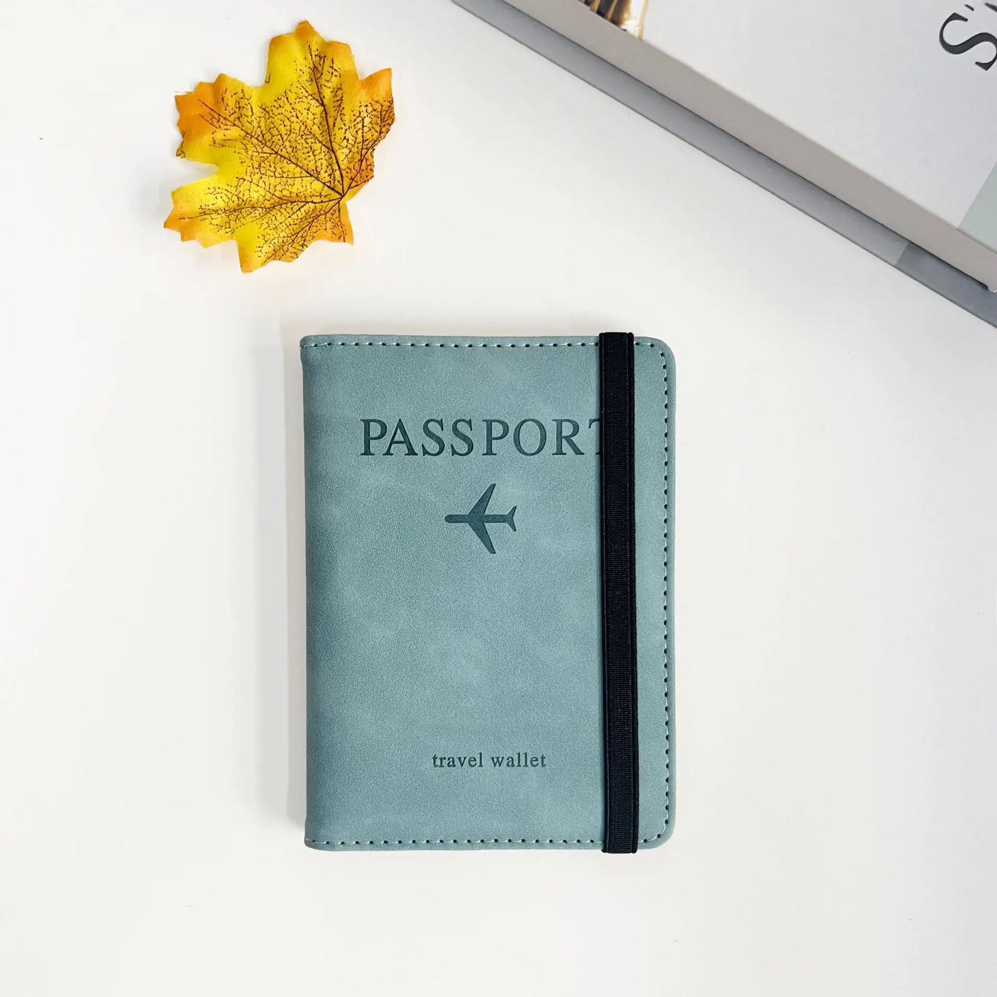 Travel Wallet RFID Passport Holder with Card Slots