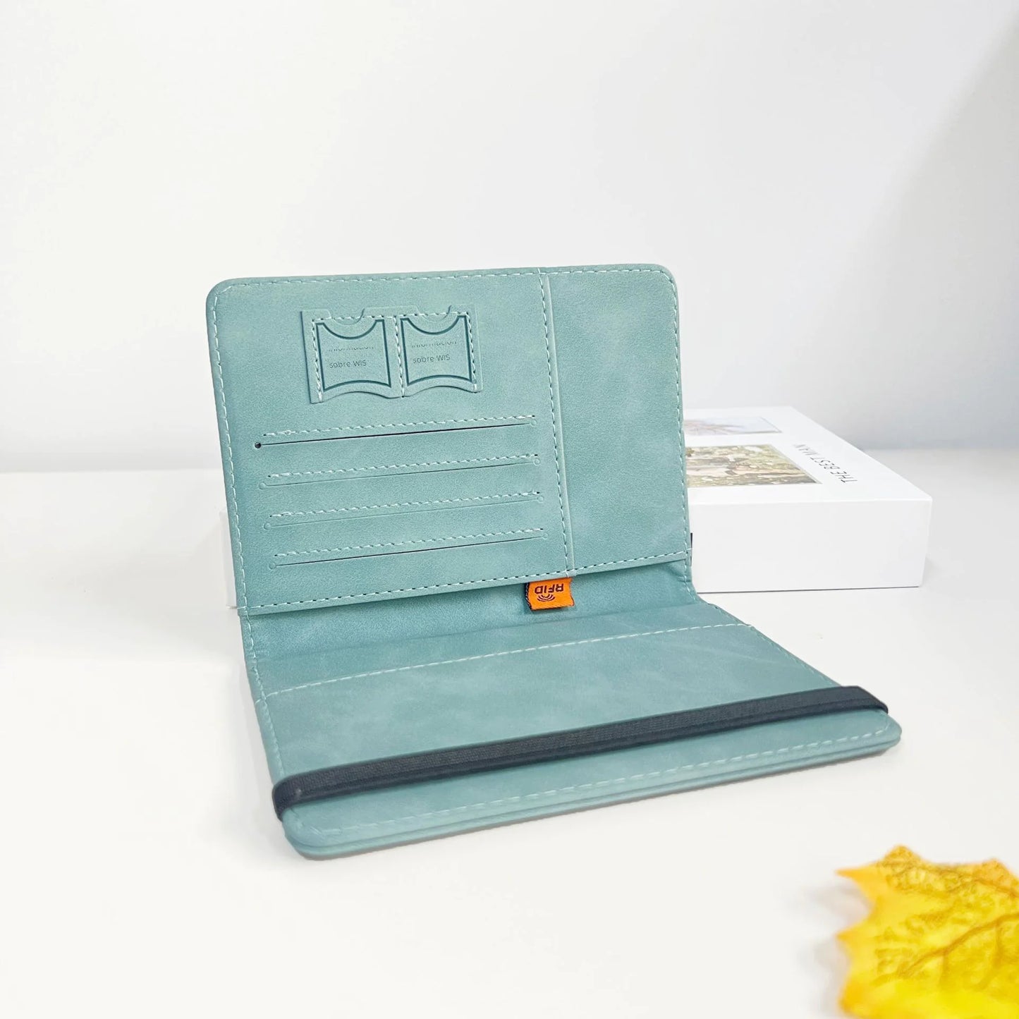 Travel Wallet RFID Passport Holder with Card Slots
